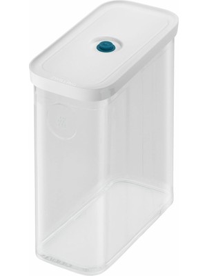 Hype Store Zwıllıng Fresh & Save Cube Vakumlu Saklama Kabı 3m, 21 Santimetre, Şeffaf Akdeniz Mavisi