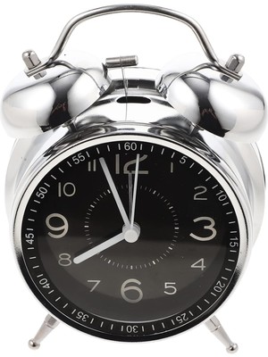 Hype Store Sessiz Pilli Çalar Saat Yatak Odası Saati Çocuklar Için Masa Nostaljik Dekor Masa Saati Alarm Clock