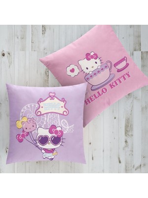 Hype Store Lisanslı Hello Kıtty Funny Kırlent Çok Renkli Tekli