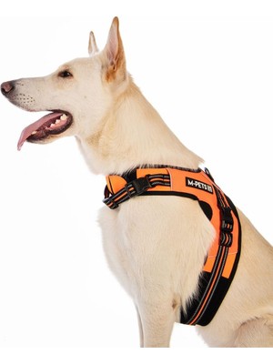 Hype Store M-Pets Hıkıng Reflektörlü Soft Göğüs Tasması Orange (S)