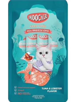 Hype Store Moochie Sıvı Kedi Ödülü Ton-Istakoz 5X15 gr
