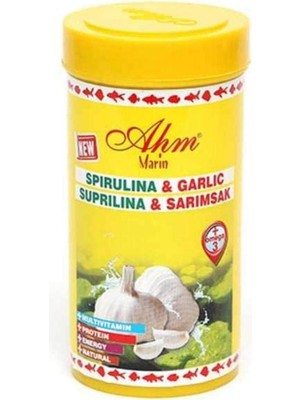Hype Store Ahm Spirulina Garlic Sarımsaklı 250 ml Balık Yemi