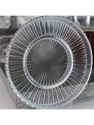 Hype Store Çay Tabağı 6'lı Elysia Çay Bardağı ile Uyumlu Modern Tabak