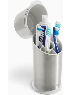 Hype Store Oxo Good Grips Paslanmaz Çelik Diş Fırçası Düzenleyici, 24 cm