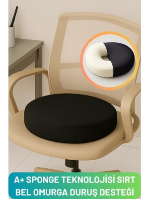 Özgürce Ortopedik Sünger Oturma Minderi, Konfor ve Destek Sağlar