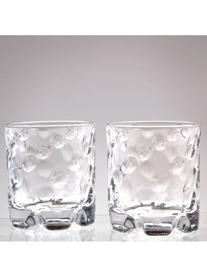 Delixa Jumbo Glory 2'li Dalgalı Viski Bardağı 250 ml