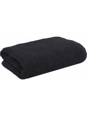 Hepta Collection Ilgın Home Basic Desensiz Spor Havlusu El Havlusu Yüz Havlusu Baş Havlusu (Siyah)