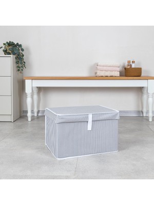 Delixa Orret Home Çok Amaçlı Kapaklı Sandık Tipi Hurç Organizer – Büyük Boy Saklama – Dolap Içi, Yatak Altı