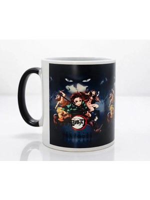 Marsilyan Porselen Renk Değiştiren Demon Slayer Kupa Bardak - Model 2