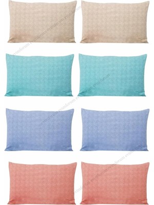 Delixa 8 Adet Kapaklı Yastık Kılıfı 4 Farklı Renk