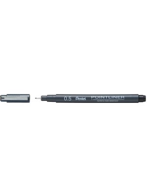 Pentel Pointliner 0.5mm Renkli Teknik Çizim Kalemi 1 Adet SP20P-5A Ölçülerle Yetişkin Oyunları İçin