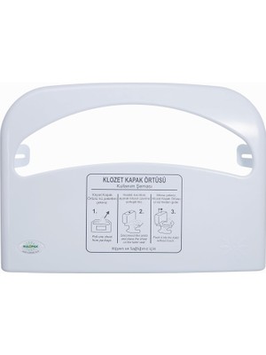 Delixa Rulopak R-1308 Klozet Kapak Örtü Aparatı, Plastik, Standart