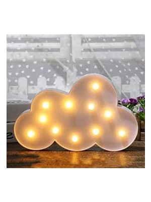 Delixa LED Işık Bulut Çocuk Odası Gece Lambası Dekoratif LED Aydınlatma