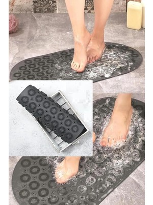 Hepta Collection Mithra Life Kaydırmaz Vantuzlu Silikon Banyo Paspası MIT1069