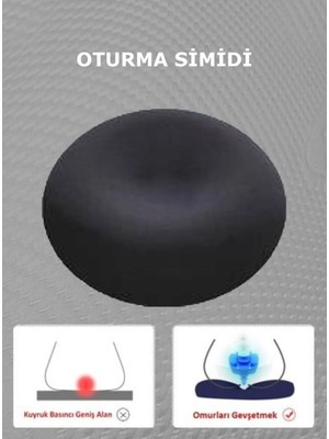 Özgürce Konforlu 43X43CM Ortopedik Oturma Minderi, Rahat ve Destekleyici Kullanım