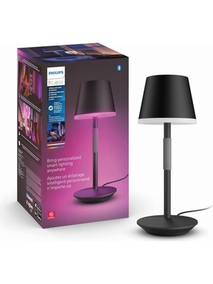 Delixa Hue Go Belle Taşınabilir Masa Lambası - Siyah