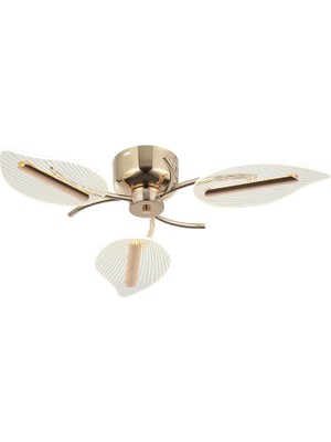 Delixa Lucea Karden 3'lü Altın Ledli Plafonyer 22W 3000K