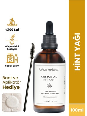 Bade Natural Hint Yağı Soğuk Sıkım %100 Saf 100 ml
