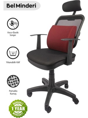 Özgürce Ortopedik Bel Yastığı Sırt Destek Minderi Rahatlatıcı Konfor