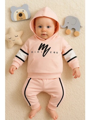 İsmiyle Al Mini Zeo Desenli Pamuklu 2'li Erkek Bebek Takımı