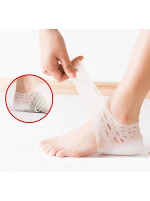 Özgürce Topuk Uzatıcı Gizli Çorap Tabanlık, 3 Cm, Rahat ve Şık Ayakkabı Aksesuarı