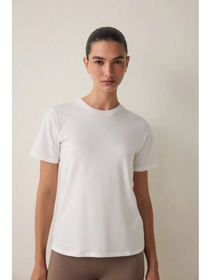 Penti Kırık Beyaz Basic Regular Fit Tişört