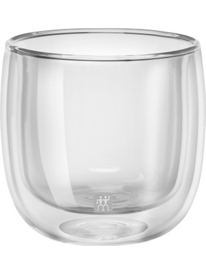 Hype Store Zwilling Sorrento Çift Camlı 2'li Çay Bardağı Seti, Şeffaf, 240 ml