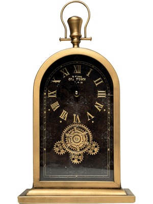 Lara Decor Eskitme Çarklı Masa Saati