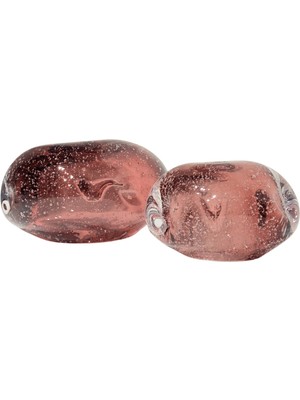 Lara Decor Mürdüm Sıcak Cam Obje Seti