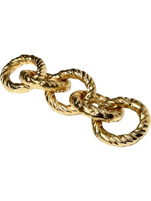 Lara Decor Gold Burgu Zincir Dekor