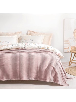 Hype Store Bedding Holly Wellsoft Battaniye Çift Kişilik - Pudra