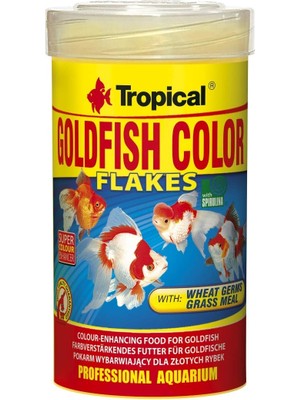 Hype Store Tropical Gold Fish Color Flakes 100 ml - 20 gr