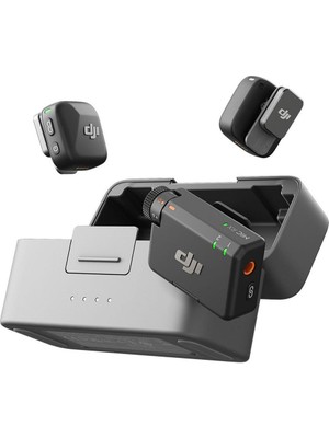 DJI Djı Mic Mini 2 Kişilik Kablosuz Yaka Mikrofonu Dayanıklı Malzeme ile Profesyonel Kullanım İçin