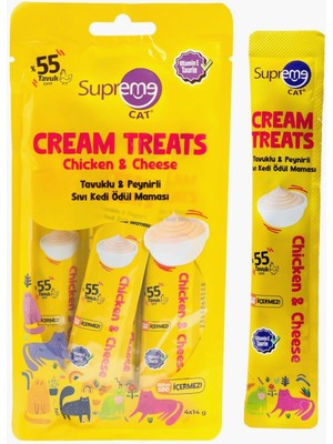 Delixa Supreme Tavuklu & Peynirli Sıvı Kedi Ödül Maması Islak Mama