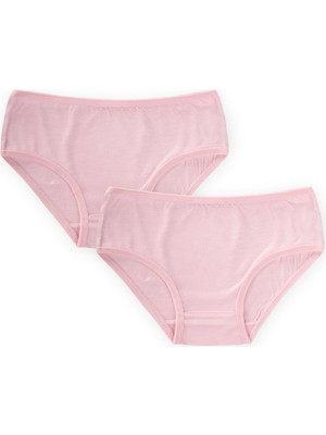 Cigit Ikili Biyeli Slip Külot  2-9 Yaş Pembe