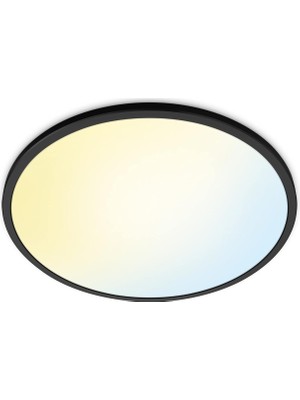 Delixa Superslim Tavan Lambası Ayarlanabilir Beyaz, Kısılabilir, Sıcak Ila Soğuk Beyaz, 32 W, Wi-Fi Üzerind