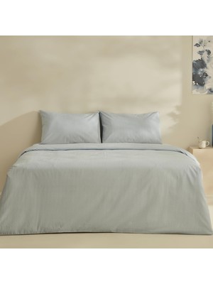 Hepta Collection Home Fiora Soft TOUCH%100 Pamuk Çift Kişilik Nevresim Takımı Mavi
