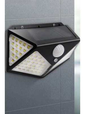 Delixa Güneş Enerjili Bahçe Lambası 100 LED Bahçe Aplik Solar Bahçe Lambası 1410
