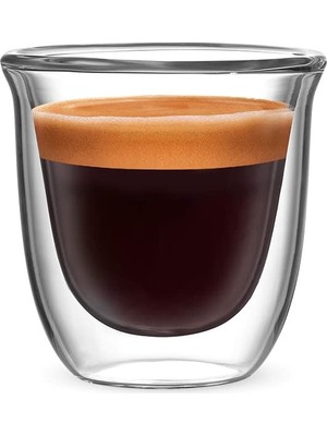 Delixa - Firenze Çift Duvarlı Cam Bardak 80ML 2'li Set