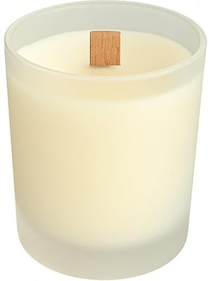 Hepta Collection Ns-Era Dekoratif Paçuli Yasemin Portakal Kokulu Ahşap Fitil Doğal Mum 280 ml Kutulu Hediyelik Buzlu