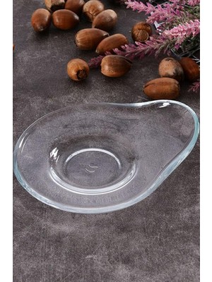 Delixa Badem Çay Tabağı 126 mm 6'lı Hediyelik