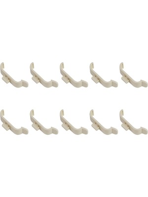 Delixa Binbirperde Zebra Perde Korniş Takma Aparatı Geniş 10 Adet (10)