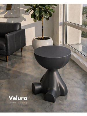 Velura Home & Living Tedy Yan Sehpa & Ayıcık Zigon Sehpa & Pinterest Sehpa Modeli - Antrasit