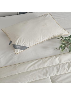 Delixa Soley | Feelwool | Pamuklu Yün Dolgulu Yastık Beyaz
