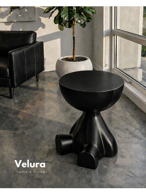 Tedy Yan Sehpa & Ayıcık Zigon Sehpa & Pinterest Sehpa Modeli - Siyah