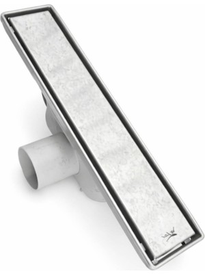Sukar - Plain Izgaralı 30 cm Duş Kanalı 50 Lik Yandan Çıkışlı - 1153-0813023-01
