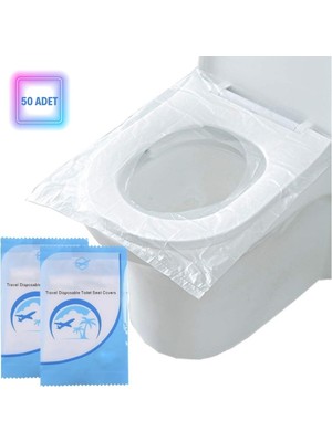 Norino Buffer® 50 Adet Kullan At Pratik Kullanımlı Hijyenik Klozet Kapağı Poşeti