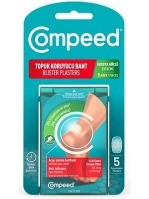 Lapitak Compeed Extra Güçlü Topuk Koruyucu Bant 5'li Hızlı Emilim Özelliği ile Rahatlık Sağlar