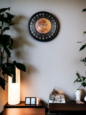 Norino 36 cm 24 Saat Göstergeli Özel Tasarım Duvar Saati