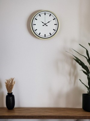 Norino 36 cm Sade Dekoratif Duvar Saati